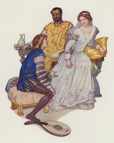 Shakespeare: Othello (farve litho) af Albert Edward Jackson
