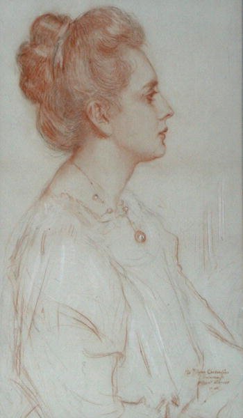 Fru Fitzroy Carrington af Albert Edward Sterner