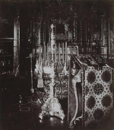 House Chapel ved Peter den Stores hytte i Petersborg, 1872 af Albert Felisch