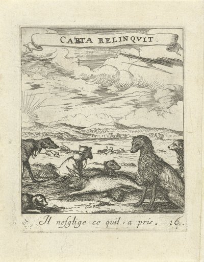 Landskab med hunde Moralizing Love Emblems (serietitel) Devises et emblèmes d