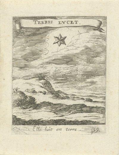 Landskab med stjerne Moralizing Love Emblems (serietitel) Devises et emblèmes d