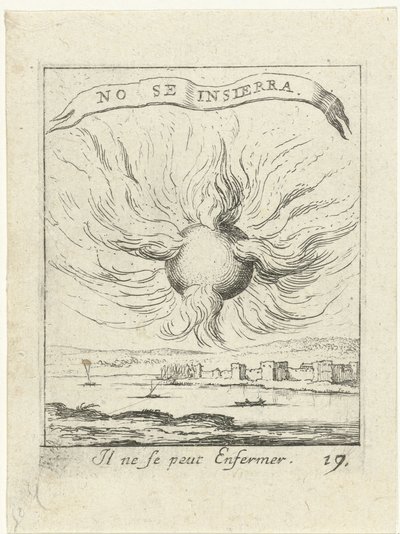 flammende sol Moralizing Love Emblems (serietitel) Devises et emblesmes d
