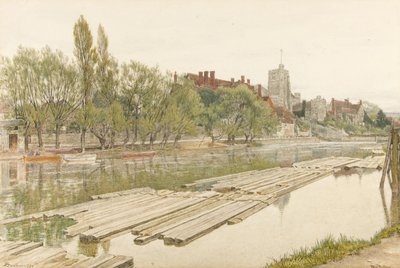 All Saints Church Maidstone af Albert Goodwin