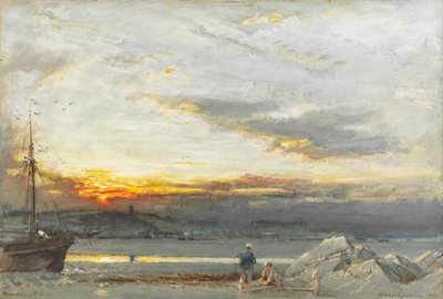 Appledore, N Devon af Albert Goodwin