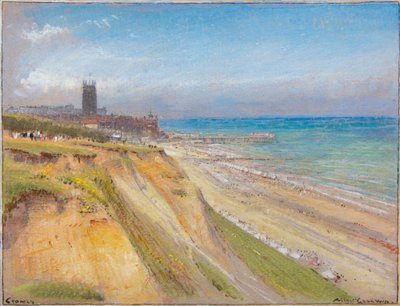 Cromer (akvarel med bodycolour og blyant på tonet papir) af Albert Goodwin
