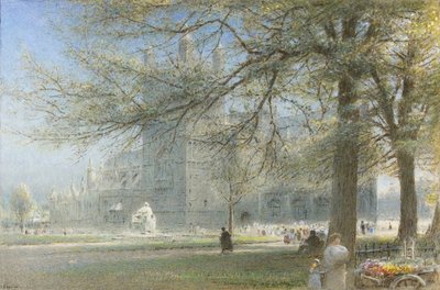 Exeter katedral af Albert Goodwin