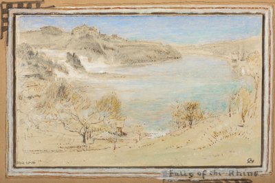 Rhinens vandfald af Albert Goodwin