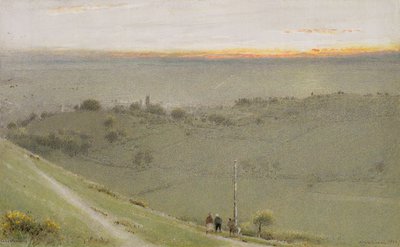 Glastonbury, 1924-25 af Albert Goodwin
