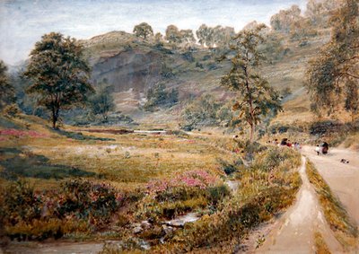 Matlock (akvarel på papir) af Albert Goodwin