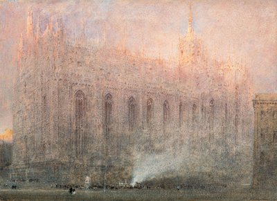 Milanos domkirke af Albert Goodwin
