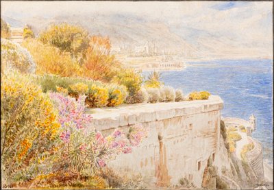 Monaco (akvarel) af Albert Goodwin