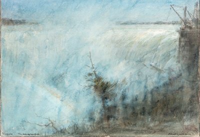 Niagara. The Horseshoe Fall (akvarel) af Albert Goodwin