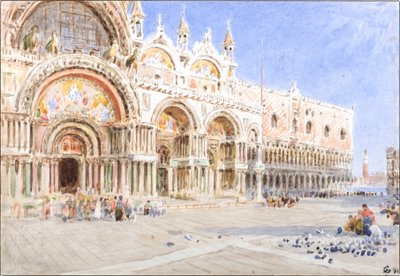 Sankt Markus, Venedig af Albert Goodwin