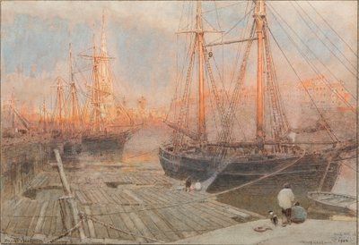St Mary Redcliffe, Bristol af Albert Goodwin