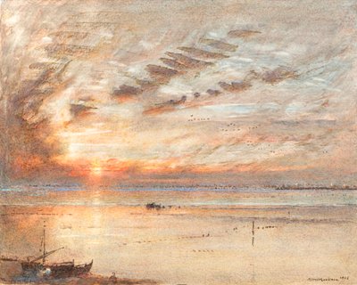 Byen i havet af Albert Goodwin