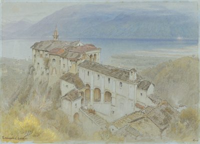 Klosteret, Locarno af Albert Goodwin