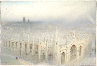 The Rain from Heaven, 1922 (wc med kropsfarve på papir) af Albert Goodwin