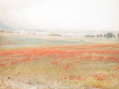 Tares. Valmuer i majs. Salisbury af Albert Goodwin