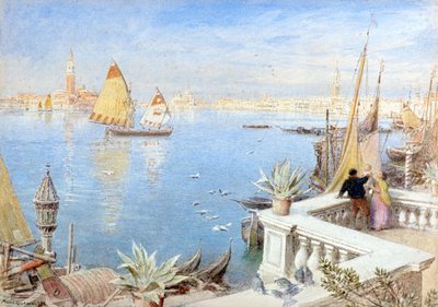 Venedig 1892 (akvarel) af Albert Goodwin