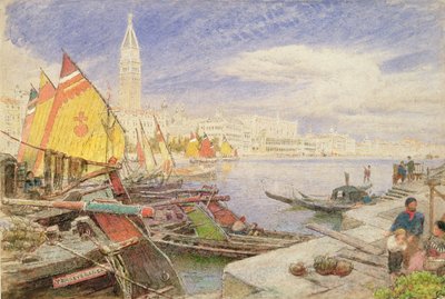 Venedig, 1893 af Albert Goodwin