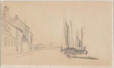 Helsingør havn af Albert Gottschalk