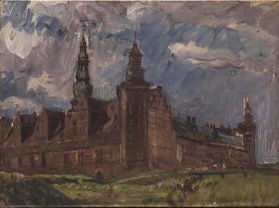 Kronborg set fra sydøst af Albert Gottschalk