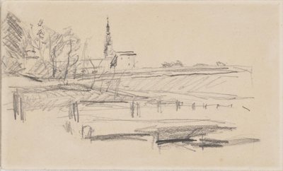 Kronborg set fra vest af Albert Gottschalk