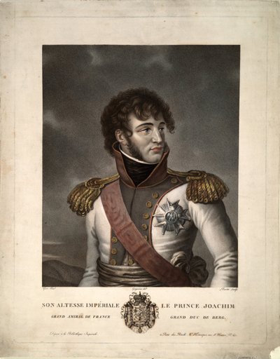 Portræt af Joachim Murat, ca 1806 af Albert Gregorius