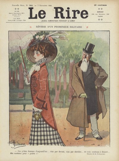 Illustration til Le Rire af Albert Guillaume