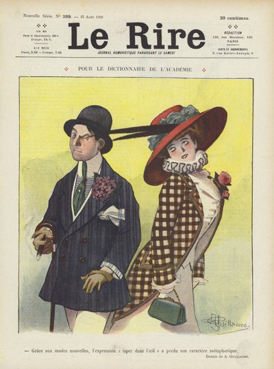 Illustration til Le Rire af Albert Guillaume