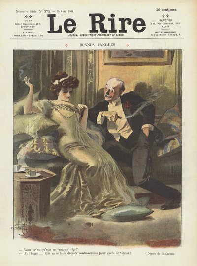Illustration til Le Rire af Albert Guillaume