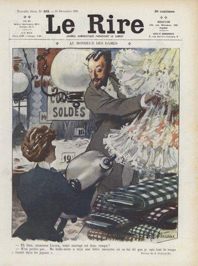 Illustration til Le Rire af Albert Guillaume