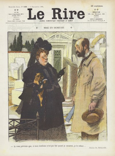 Illustration til Le Rire af Albert Guillaume
