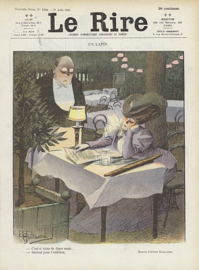 Illustration til Le Rire af Albert Guillaume