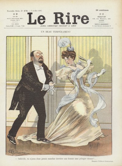 Illustration til Le Rire af Albert Guillaume