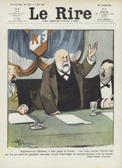 Illustration til Le Rire af Albert Guillaume