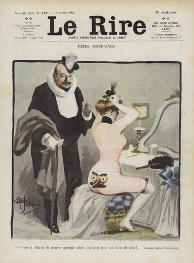 Illustration til Le Rire af Albert Guillaume