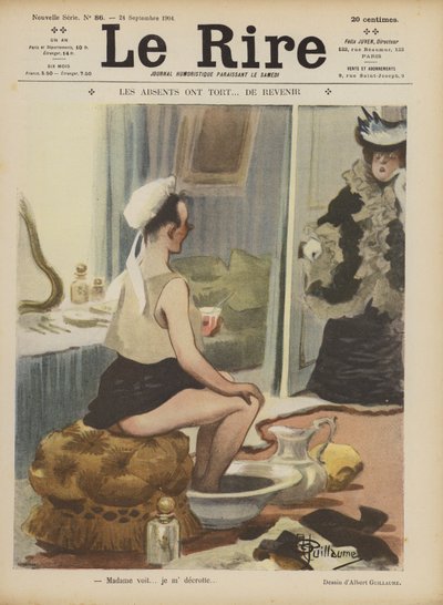 Illustration til Le Rire af Albert Guillaume