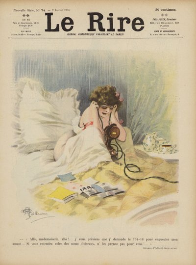 Illustration til Le Rire af Albert Guillaume