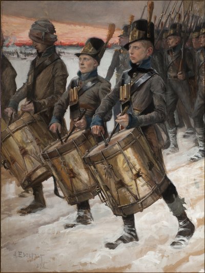 Mars af Pori Regiment Mars of Pori, 1892 af Albert Gustaf Aristides Edelfelt