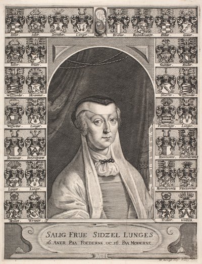 Sidsel Lunge. Mindeblad af Albert Haelwegh