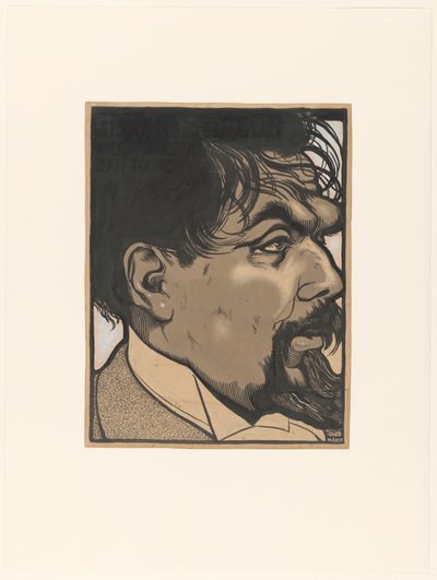 Portræt af Jan Toorop af Albert Hahn (I)