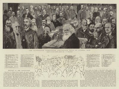 Australian Federation Convention afholdt i Sydney, NSW af Albert Henry Fullwood