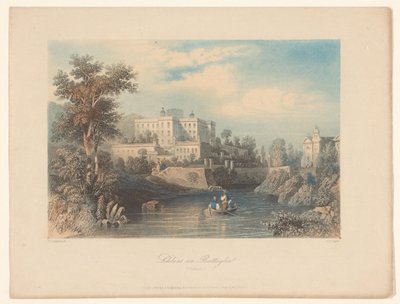 Udsigt over Castello del Catajo i Battaglia Terme Slottet i Battaglia (Padua) (titel på objektet) af Albert Henry Payne