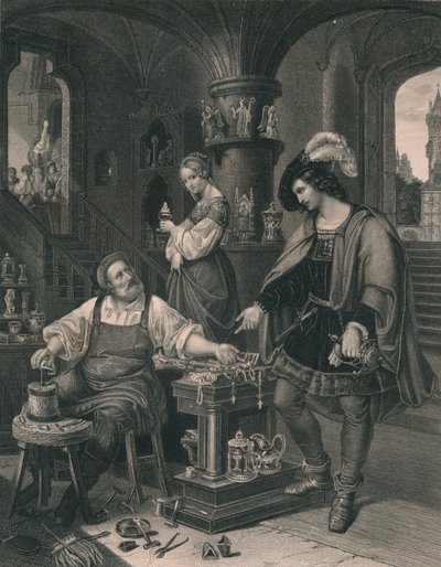 Guldsmedens datter, c1850 af Albert Henry Payne