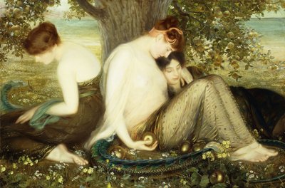 Hesperidernes Have, ca. 1900 (olie på lærred) af Albert Herter