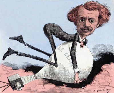 Tegneserie af Nadar af Albert Humbert (1835 - 1886). af Albert Humbert