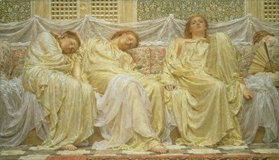 Drømmere, 1882. af Albert Joseph Moore