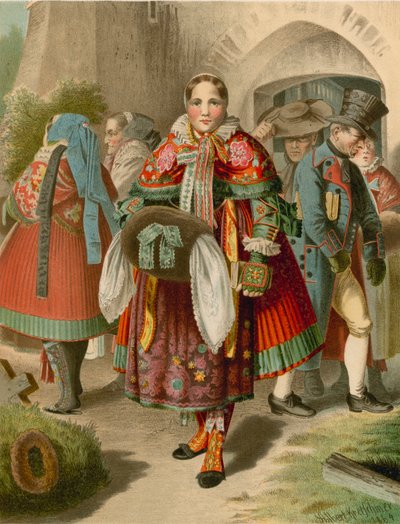Tysk kostume, Pommern, Weitzacker af Albert Kretschmer