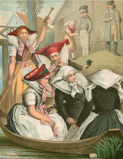 Tysk kostume, Preussen, Spreewald af Albert Kretschmer